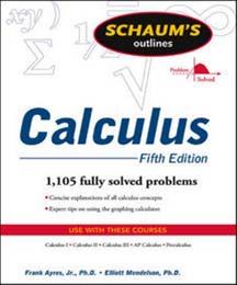Calculus Handbook Table of