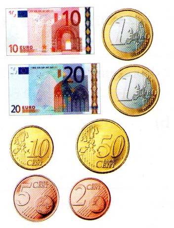 PRILOGA B 13. 6. 2013 IME IN PRIIMEK: TOČKE: OCENA: 5. Preštej bankovce in kovance. Pod denarjem zapiši zneske z evri v decimalnem zapisu. /2 6. Dopolni povedi. Najvišja žirafa meri do 5 m 80 cm.