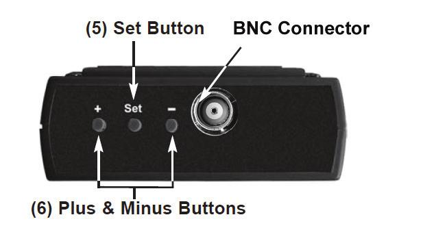 Set Button Figure 3 (5) The Set button is used to set the Alert or Timer in normal operating mode and to select items in the Utility Menu.