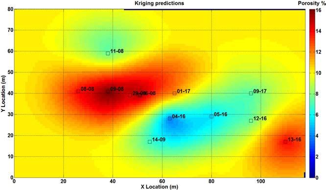 Xu et al FIG. 6: Kriging interpolation with well log data FIG.