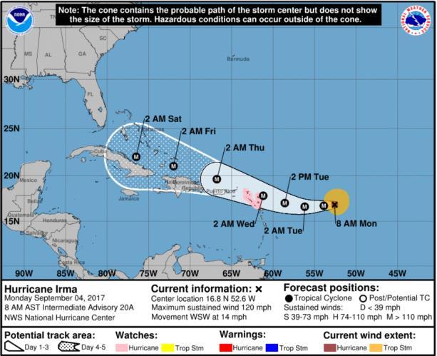 Tropical Outlook Atlantic Hurricane Irma