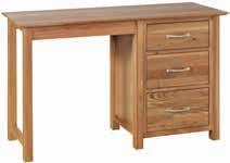 395 595 Single Pedestal Dressing Table H 770mm (30 ½ ) W 1200mm (47 ) Double