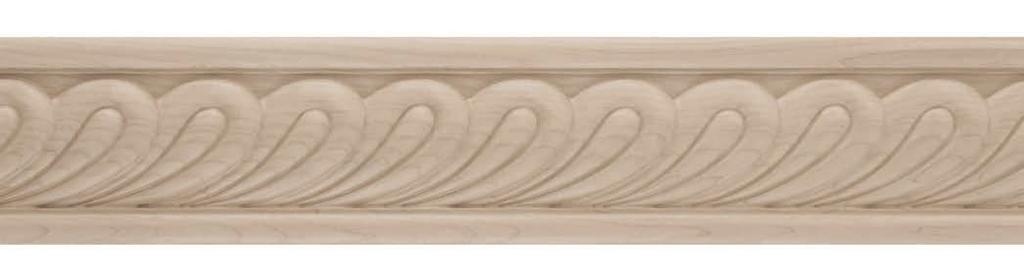 MOULDINGS CARVED CORINTHIAN MOULDING 805001 3 H X.75 T X 48 L CARVED TUSCAN MOULDING 805002 3 H X.