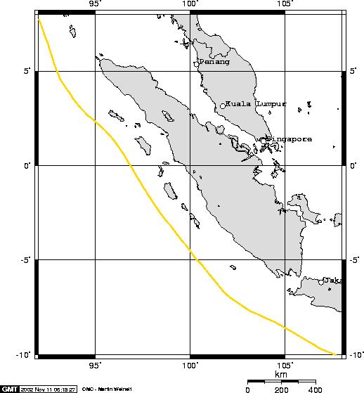 Sumatra Fault Subduction Zone Figure 1.