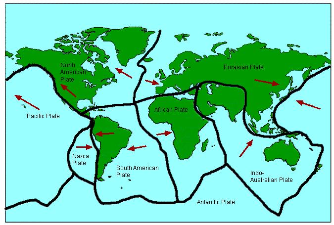 The Theory of Plate Tectonics The idea of plate tectonics was first introduced by Alfred Wegener in the early 1900 s but it was not widely accepted