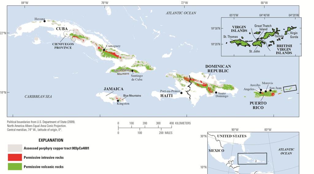 Principal sources of information used for the Santiago permissive tract [NA, not applicable] Theme Name or Title Scale Citation Geology CBMap--Digital geologic map of the Caribbean Basin 1:500,000