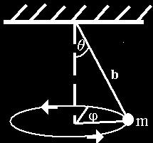 (b) Equation (7.28) tells us that the z component of the angular momentum is constant. (c) If φ const, then φ, and Equation (7.27) reduces to: θ g sin θ (7.