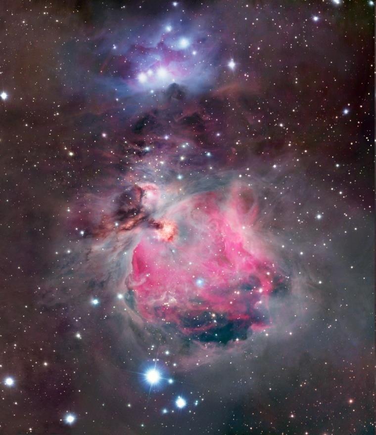 Astrophysical ices Orion Nebula The grains are