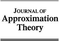 Journal of Approximation Theory 132 (2005) 25 33 www.elsevier.