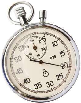 Time Interval A stopwatch is used to measure a time interval. It s useful to consider a change in time ( t).