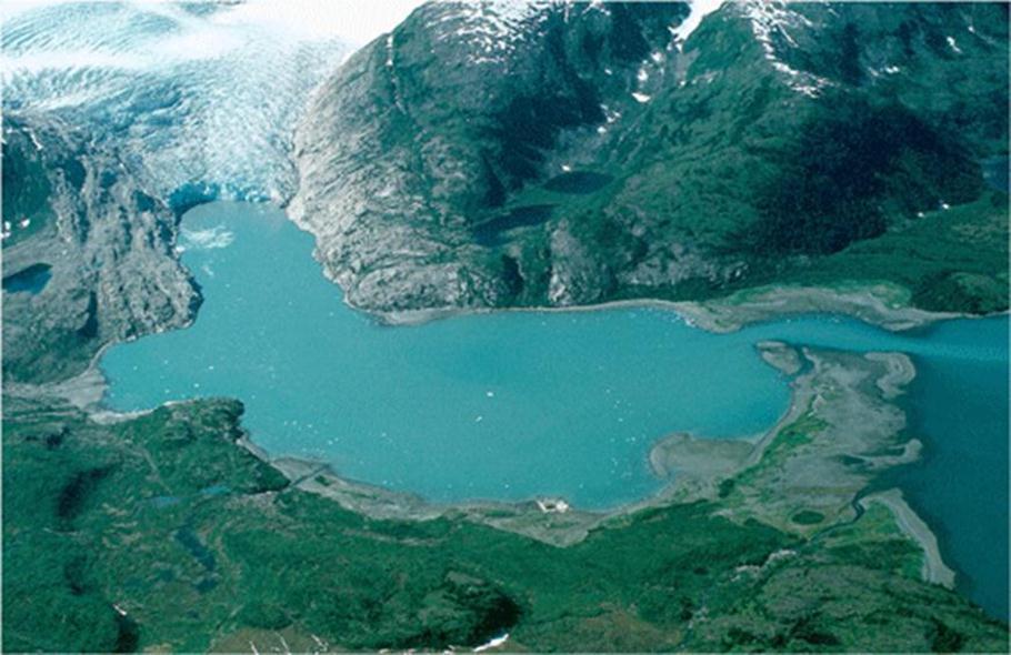 End (terminal) moraine Nellie Juan Glacier