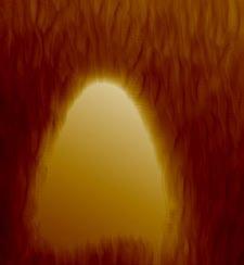 The last image is from Chapter 4 and depicts flow out of the hole.