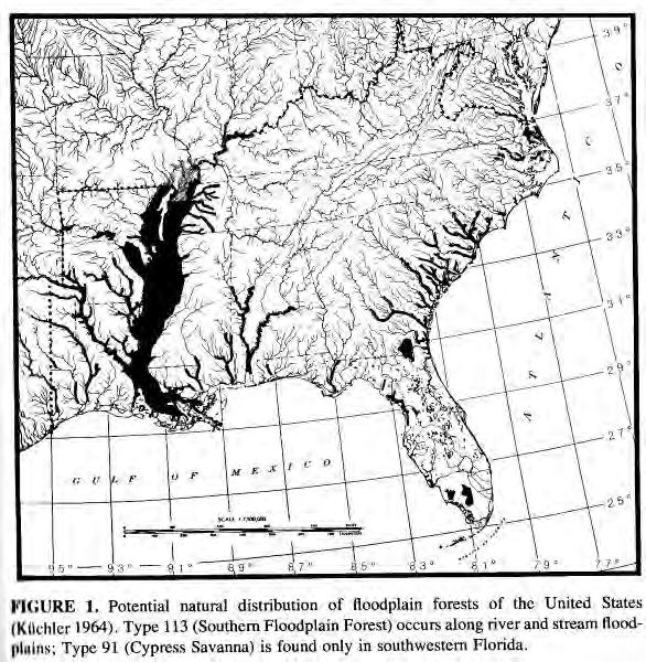 Coastal Plain Floodplain Forests and Abandoned Channel Waterbodies (ACWBs)