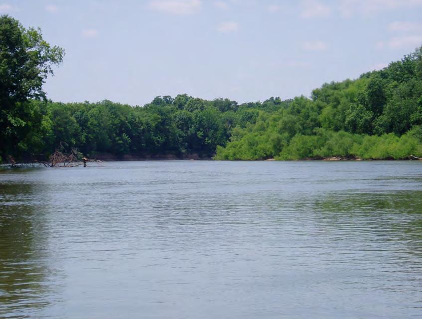 waterbodies along a major Coastal Plain river