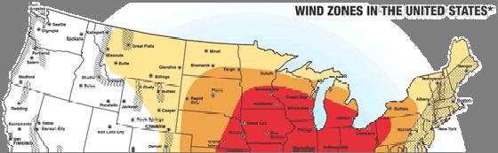 iii. Magnitude or Severity Straight-line winds, which in extreme cases have the potential to cause wind gusts that exceed 100 miles per hour, are responsible for most thunderstorm wind damage.