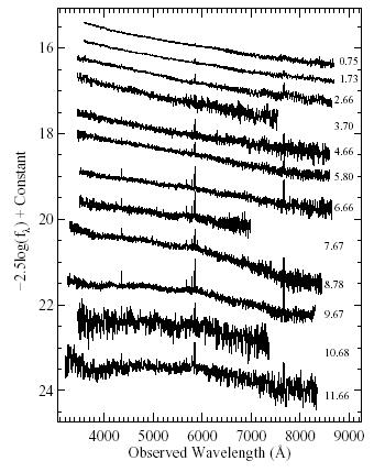 GRB030329 and SN 2003dh Clear spectroscopic signature of a SN, broad emission