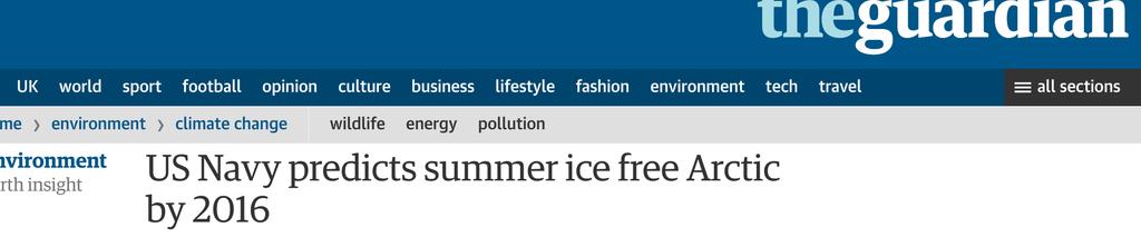 be ice-free (not