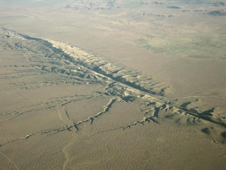 San Andreas Fault Lateral Fault
