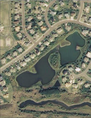 This area appears to be a retention pond for the surrounding