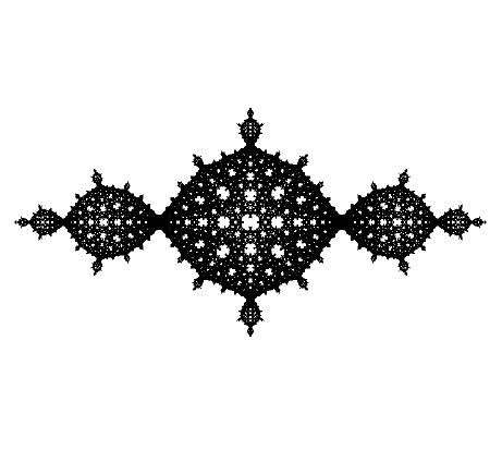 4 1. Rabbits, Basilicas, and Other Julia Sets Wrapped in Sierpinski Carpets Figure 1.2. Perturbations of the basilica (λ = 0.