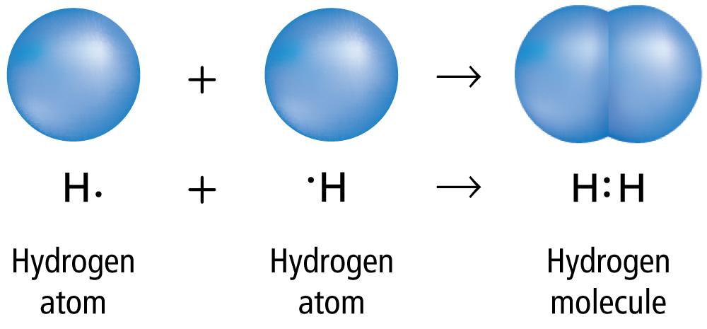 Types of Covalent Bonds Single Covalent Bond: Two atoms are held together by sharing one pair of
