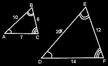 Similar Triangles 1. Corresponding Angles are Equal 2.