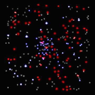 stellar surface density (stars arcsec -2-2 ) late y=23.4*(x/0.374) type stars K 15.5 ( -0.5) y=23.4*(x/0.374) B-stars K ( -0.75) s 16 B-stars all K 15.5 K s 17 Where is the stellar all stars cusp?