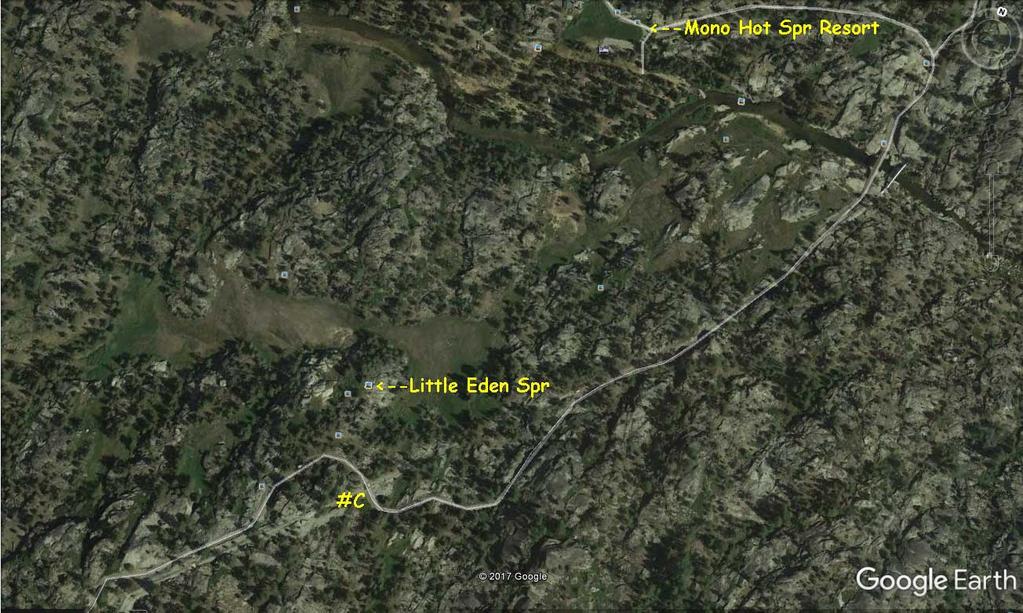 Site C is close to Little Eden Hot Spring, if it s usable we may go for it.
