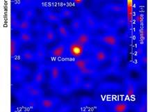 Detection of blazar 1ES 1218+304 and radio galaxy M87.