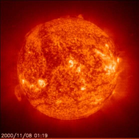 Solar constant: extraterrestrial flux from the sun received on a unit area