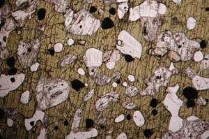 contact metamorphic rocks Due to rapid porphyroblast growth (rapid