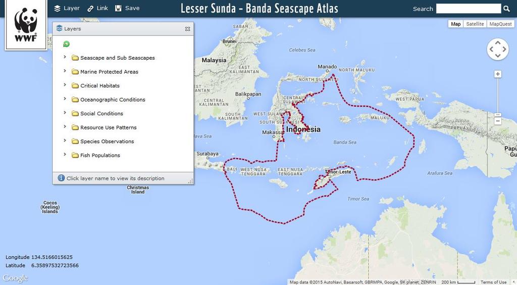 Lesser Sunda - Banda Seascape Atlas Report prepared for the development of online interactive map