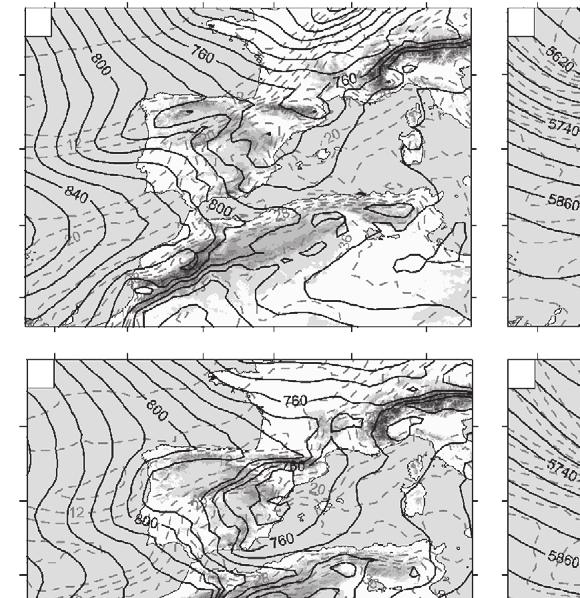 548 E. Tudurí et al. / Atmospheric Research 67 68 (2003) 541 558 Fig. 5. Meteorological situation on 14 July 2001 from ECMWF analysis. At 1200 UTC: (a) 925 hpa, (b) 500 hpa.