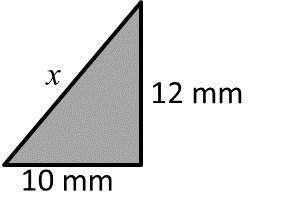 Media Lesson Example 3: Find the length of the leg x of the right triangle shown below. Write your answer in exact form and in approximate form, rounded to the nearest thousandth. Section 1.