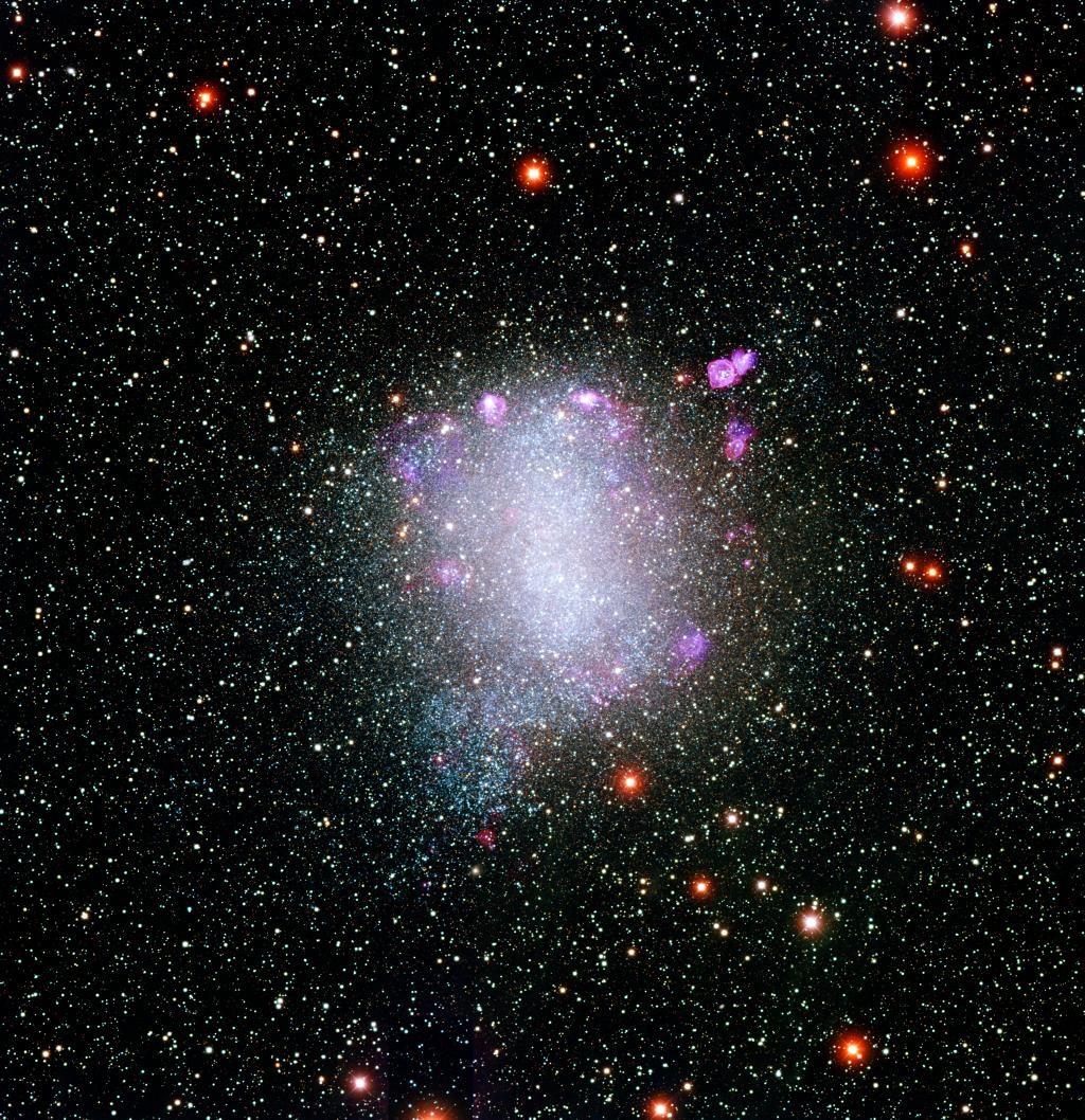 blue color: red + dsph NGC 6822 Dwarf Irregular (di) VCC 0856 Dwarf