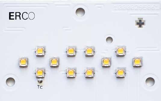 The following pages give details of the LEDs used at ERCO.