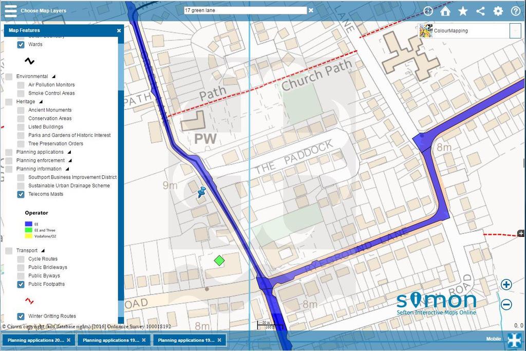 Choose Map Layers a sample of other available datasets -