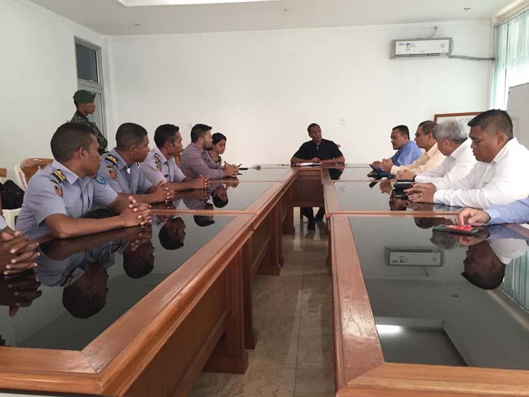 Discussion session between Dili Port President,