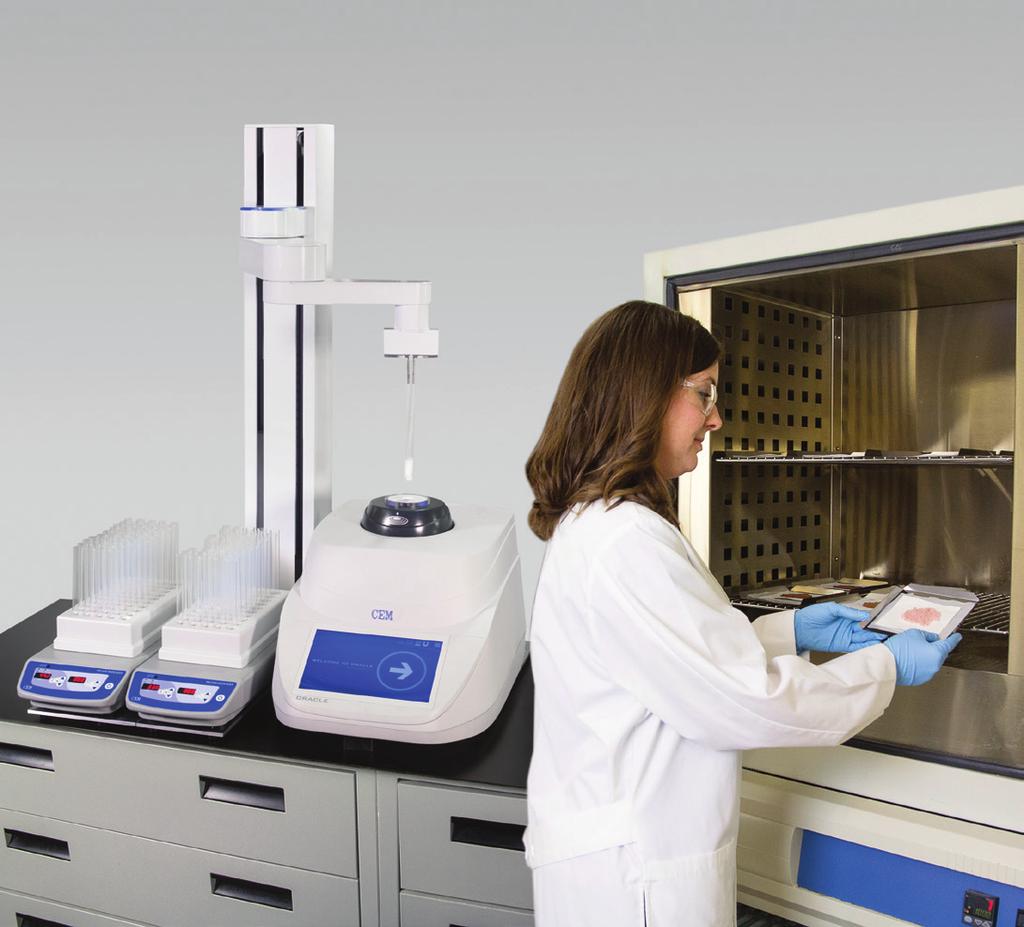 maximum VERSATILITY ORACLE is designed for A WIDE RANGE of labs, including QC food production facilities, R&D centers, corporate headquarters, and certifi ed testing laboratories.