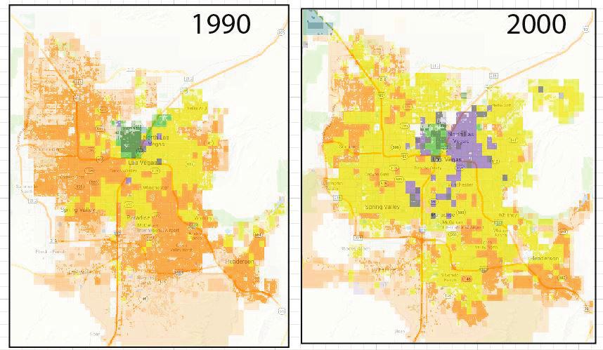 4. Using SocScape 4.2 - Examining 1990-2000 pattern change Racial diversity maps of the Fresno, California area in 1990 and 2000, respectively Using Google maps navigate to the area of interest.