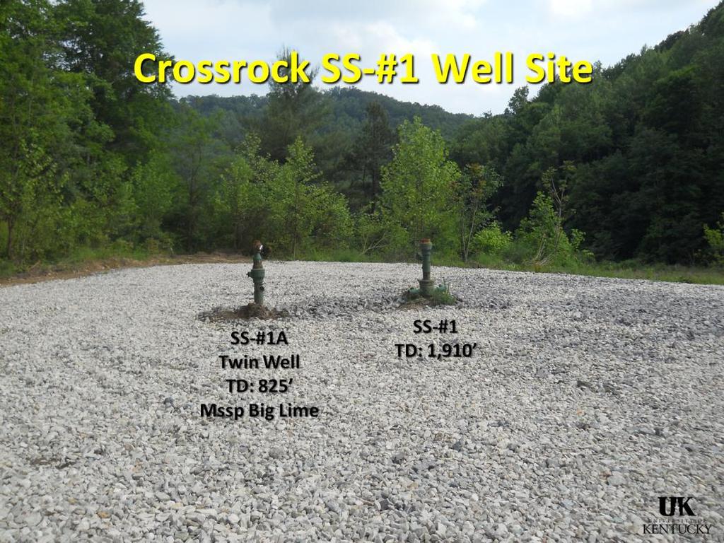 Presenter s notes: In May 2002, the SS-#1 well was drilled to a total depth of 1,910 feet in the Silurian below the Devonian Olentangy Shale. 4.