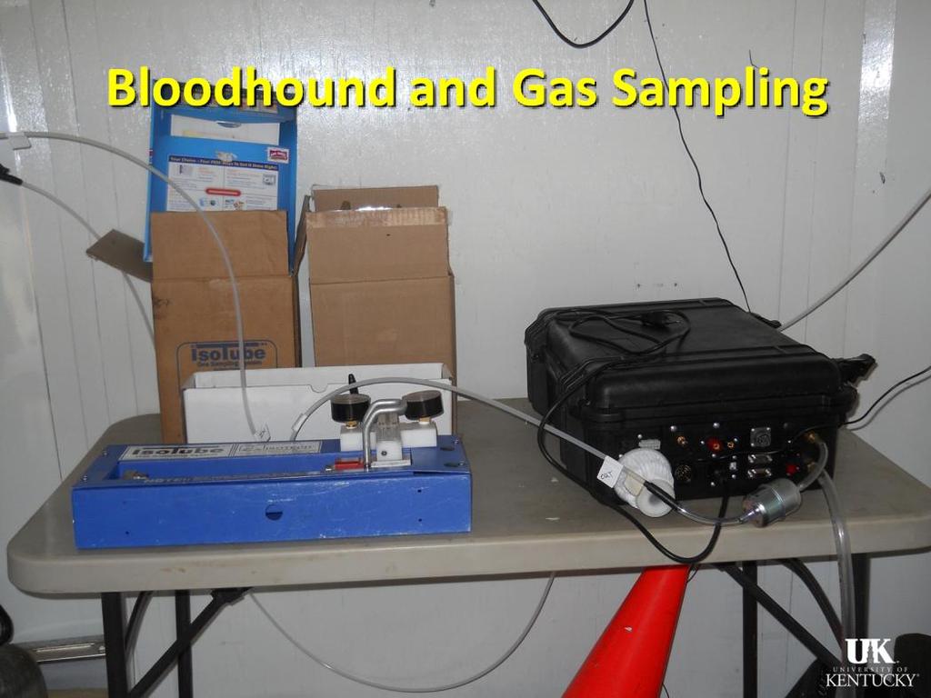 Presenter s notes: The Bloodhound is a compact, self-contained gas chromatograph used for mud logging. It measures C 1 to C 4, CO 2, and H 2 S.