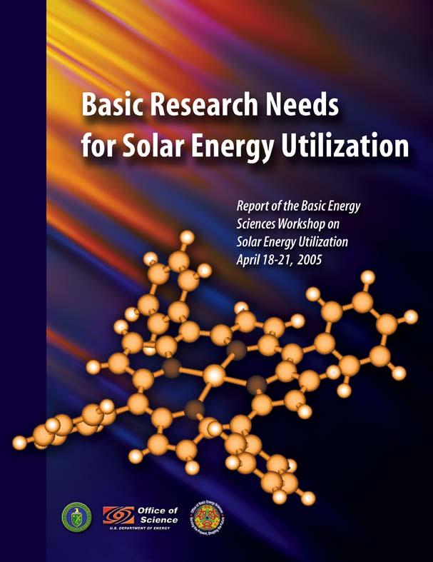 United States Department of Energy Report on the Basic Energy Sciences Workshop on Solar