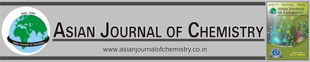 Asian Journal of Chemistry; Vol. 2, o. 13 (213)