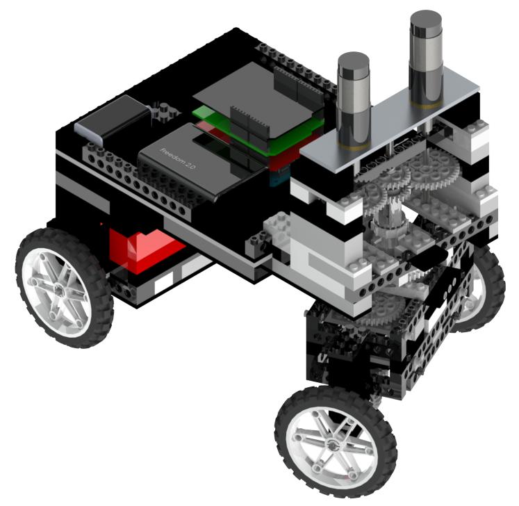 1 Introduction Wheeled mobile robots (WMR) are increasingly used in the manufacturing and distribution industry The dual wheel transmission (DWT) is a design that aims to increase the mobility and