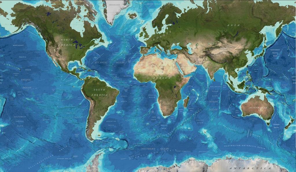 GEBCO s products: global bathymetric grid GEBCO s grids are made available for