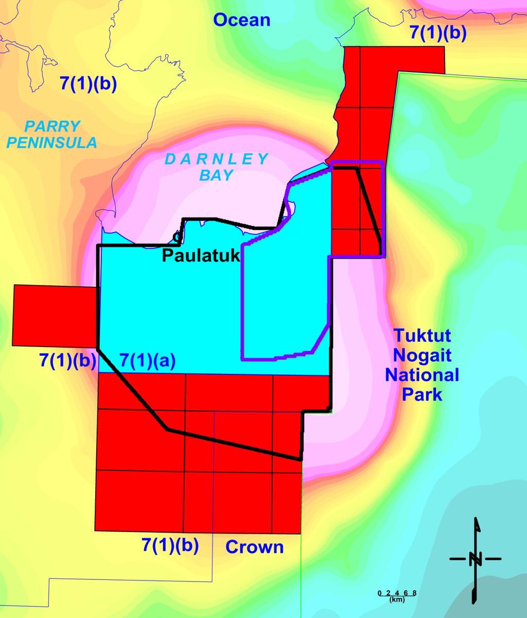 Figure 1. 2010 Airborne Geophysical Surveys and Property Holdings, Paulatuk Area, Northwest Territories.