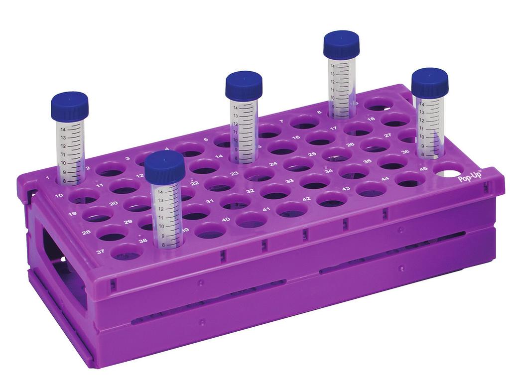 ml - 1 (6 x Array) Pink x 137 x 7 13 Wire Centrifuge Bottle Rack, Epoxy Coated Steel Wire Durable racks for transport or sample handling.