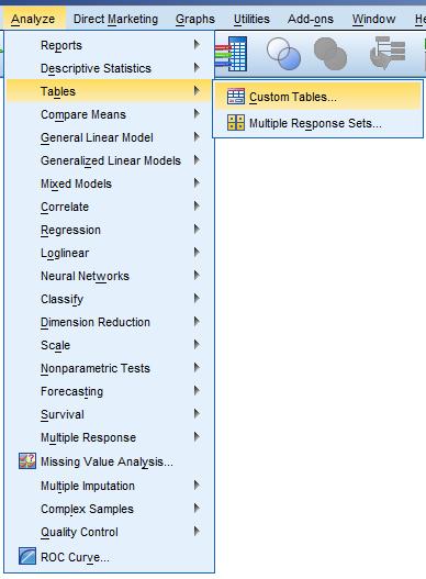 SPSS Commands For