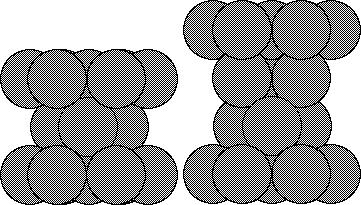packed value (1.633r), then the primitive (Z = 1) unit cell is a rhombohedron with a = b = c <> 2r and alpha = beta = gamma <> 60 degrees. The non-primitive hexagonal unit cell (Z = 3).